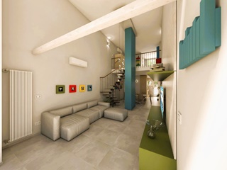 Loft su 2 livelli - totalmente ristrutturato
