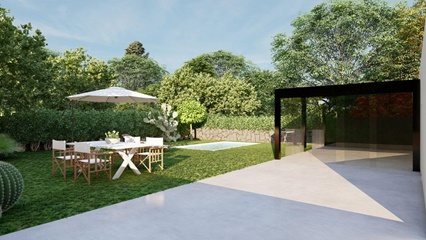 Villa libera su tre lati con giardino privato