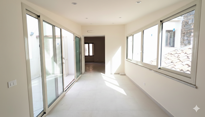 Casa indipendente ristrutturata con terrazzo a livello