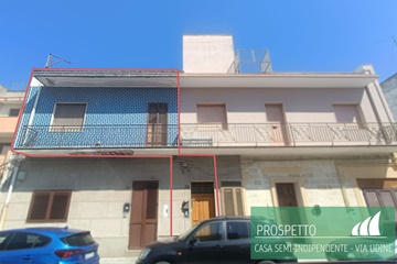 Casa semi-indipendente abitabile in via udine