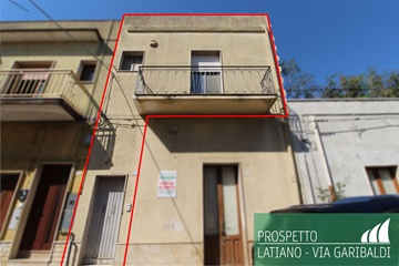 Casa al primo piano con volte a stella a latiano